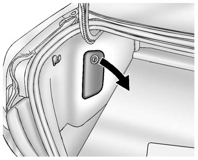 The rear compartment fuse block, if equipped, is located on the left side of