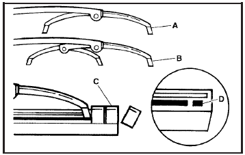 4. To install the new wiper insert, slide the