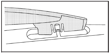 4. Replace the wiper blade.