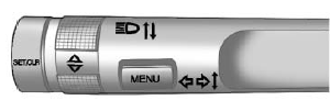 SET/CLR: Press to set or clear the menu item when it is displayed.