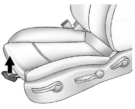 Front seat adjustment - manual