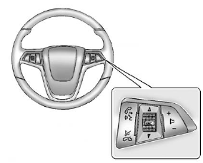 For vehicles with audio steering wheel controls, some audio controls can be adjusted