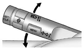 An arrow on the instrument panel cluster will flash in the direction of the turn