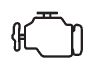 If the malfunction indicator lamp comes on and stays on while the engine is running,