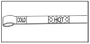 3. Check both sides of the dipstick, and read the