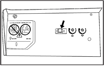 2. Locate in the garage, the garage door opener