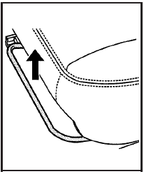 1. Lift the bar under the seat to unlock the seat.