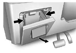 The instrument panel fuse block is