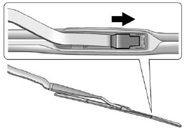 2. Lift up on the latch in the middle