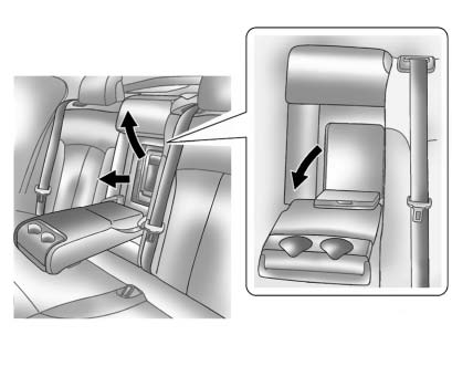 The vehicle may have a door in the rear seat that provides access to the trunk.