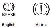 The Brake System Warning Light should come on briefly as the engine is started. If it does not come on, have the vehicle serviced by your dealer.