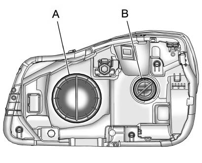 A. High/Low-Beam Headlamp - To be replaced at the dealer only