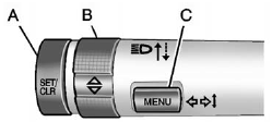 A. SET/CLR: Press to set or clear the menu item when it is displayed.